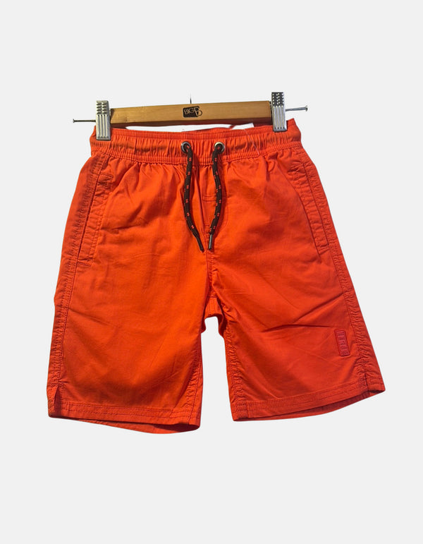 Boys' Orange Drawstring Shorts
